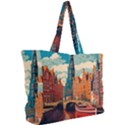 London England Bridge Europe Buildings Architecture Vintage Retro Town City Simple Shoulder Bag View2
