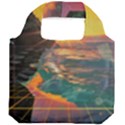 Pretty Art Nice Foldable Grocery Recycle Bag View2