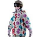 Abstract Art Pattern Colorful Artistic Flower Nature Spring Women s Zip Ski and Snowboard Waterproof Breathable Jacket View2
