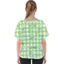 Frog Cartoon Pattern Cloud Animal Cute Seamless V-Neck Dolman Drape Top View2
