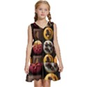 Chocolate Candy Candy Box Gift Cashier Decoration Chocolatier Art Handmade Food Cooking Kids  Sleeveless Tiered Mini Dress View1