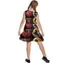 Chocolate Candy Candy Box Gift Cashier Decoration Chocolatier Art Handmade Food Cooking Kids  Sleeveless Tiered Mini Dress View4