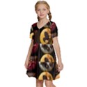 Chocolate Candy Candy Box Gift Cashier Decoration Chocolatier Art Handmade Food Cooking Kids  Short Sleeve Tiered Mini Dress View2