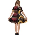 Chocolate Candy Candy Box Gift Cashier Decoration Chocolatier Art Handmade Food Cooking Kids  Short Sleeve Tiered Mini Dress View4