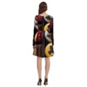 Chocolate Candy Candy Box Gift Cashier Decoration Chocolatier Art Handmade Food Cooking Long Sleeve Knee Length Skater Dress With Pockets View4