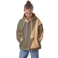 Abstract Texture, Retro Backgrounds Kids  Oversized Hoodie