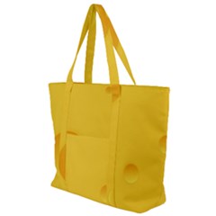 Cheese Texture, Yellow Backgronds, Food Textures, Slices Of Cheese Zip Up Canvas Bag by nateshop