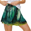 Trees Forest Mystical Forest Nature Junk Journal Landscape Nature Women s Skort View3