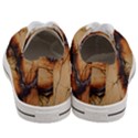 Texture Woodgrain Pattern Nature Wood Pattern Men s Low Top Canvas Sneakers View4