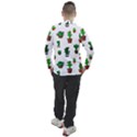 Cactus Plants Background Pattern Seamless Men s Pique Long Sleeve T-Shirt View2