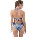 Berries Foliage Seasons Branches Seamless Background Nature Halter Cut-Out One Piece Swimsuit View2