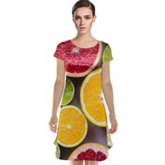 Oranges, Grapefruits, Lemons, Limes, Fruits Cap Sleeve Nightdress