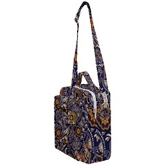 Paisley Texture, Floral Ornament Texture Crossbody Day Bag by nateshop