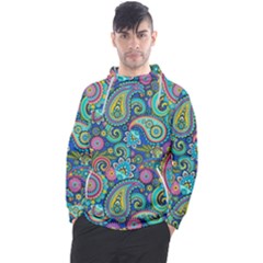 Patterns, Green Background, Texture Men s Pullover Hoodie