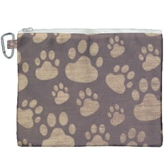 Paws Patterns, Creative, Footprints Patterns Canvas Cosmetic Bag (xxxl)