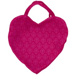 Pink Pattern, Abstract, Background, Bright, Desenho Giant Heart Shaped Tote