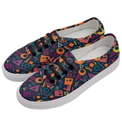Random, Abstract, Forma, Cube, Triangle, Creative Women s Classic Low Top Sneakers