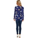 Night Moon Seamless Background Stars Sky Clouds Texture Pattern Long Sleeve Crew Neck Pullover Top View4