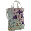 Flower Paint Flora Nature Plant Canvas Messenger Bag View2