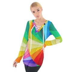 Bring Colors To Your Day Tie Up T-shirt