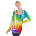 bring colors to your day Tie Up T-Shirt View1