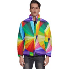Bring Colors To Your Day Men s Puffer Bubble Jacket Coat