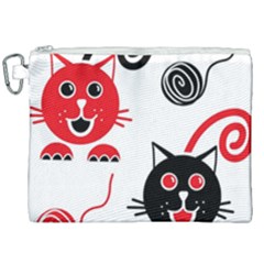 Cat Little Ball Animal Canvas Cosmetic Bag (xxl) by Maspions