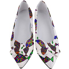 Fish Abstract Colorful Women s Bow Heels by Maspions