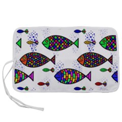 Fish Abstract Colorful Pen Storage Case (s) by Maspions