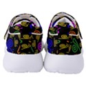 Pattern-repetition-snail-blue Women s Velcro Strap Shoes View4