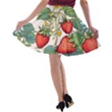Strawberry-fruits A-line Skater Skirt View2