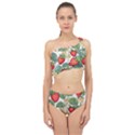 Strawberry-fruits Spliced Up Two Piece Swimsuit View1