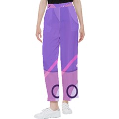 Colorful Labstract Wallpaper Theme Women s Pants 