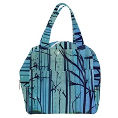 Nature Outdoors Night Trees Scene Forest Woods Light Moonlight Wilderness Stars Boxy Hand Bag