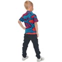 Vintage Ornate Mushroom Leafage Wallpaper Kids  Polo T-Shirt View2