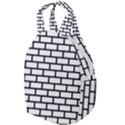Bricks Wall Pattern Seamless Travel Backpack View1