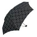 Geometric Pattern Design White Mini Folding Umbrellas View2