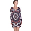 Mandala Design Pattern Long Sleeve Nightdress View1