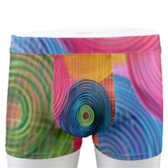 Colorful Abstract Patterns Men s Boxer Briefs
