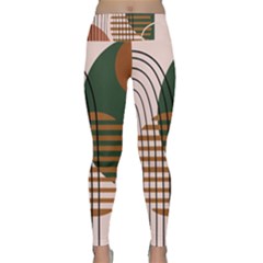 Line Forms Art Drawing Background Lightweight Velour Classic Yoga Leggings