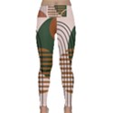 Line Forms Art Drawing Background Lightweight Velour Classic Yoga Leggings View1