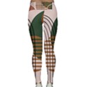 Line Forms Art Drawing Background Lightweight Velour Classic Yoga Leggings View2