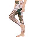 Line Forms Art Drawing Background Lightweight Velour Classic Yoga Leggings View3