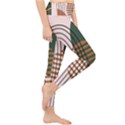 Line Forms Art Drawing Background Lightweight Velour Classic Yoga Leggings View4