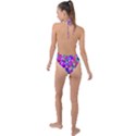 Floor Colorful Triangle Backless Halter One Piece Swimsuit View2