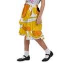 Abstract Pattern Kids  Ruffle Flared Wrap Midi Skirt View2