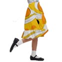 Abstract Pattern Kids  Ruffle Flared Wrap Midi Skirt View3