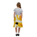 Abstract Pattern Kids  Ruffle Flared Wrap Midi Skirt View4