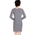 Abstract Diagonal Stripe Pattern Seamless Long Sleeve Nightdress View2