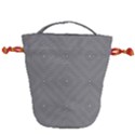Abstract Diagonal Stripe Pattern Seamless Drawstring Bucket Bag View2